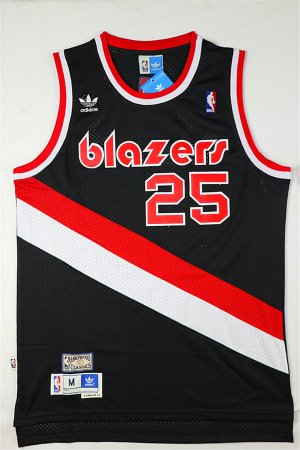 Maillot De Basket Portland Trail Blazers Corsi 25 Engrener Noir
